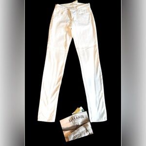 J Brand super skinny jeans in white